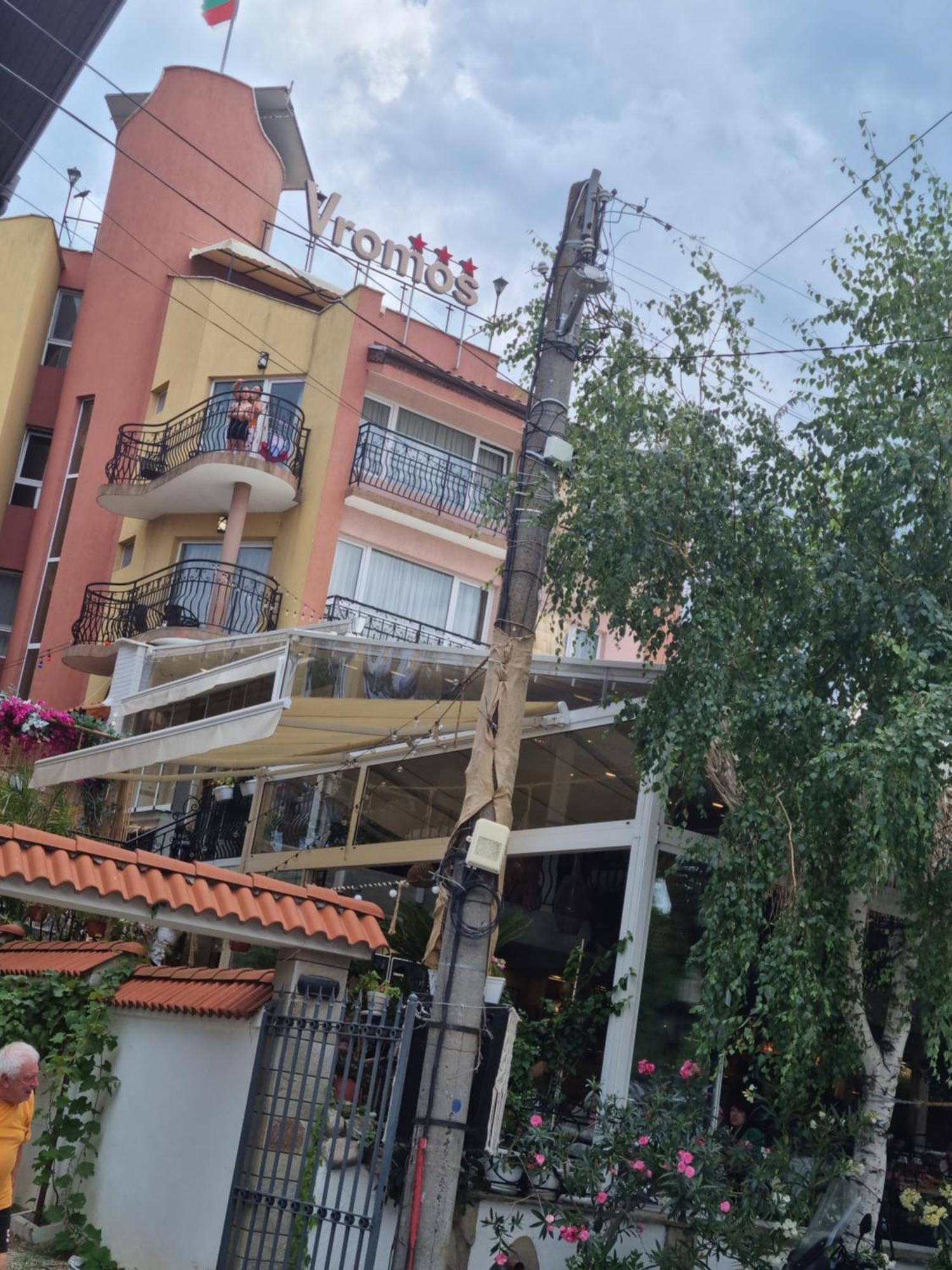 Vromos Guest House Černomorec Exterior foto